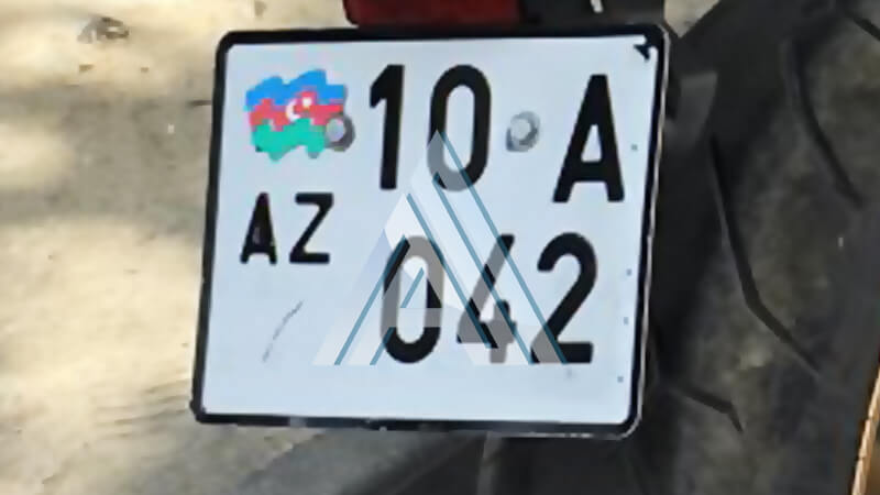 Мотоциклетные номера Азербайджана