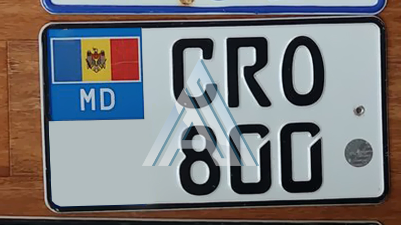 Мотоциклетный номерной знак Молдавии