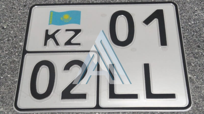 Мотоциклетный номер для Казахстана